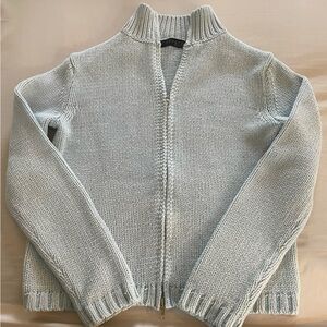 Perfect vintage Y2K Express light blue knit zip cardigan #express #vintage #y2k